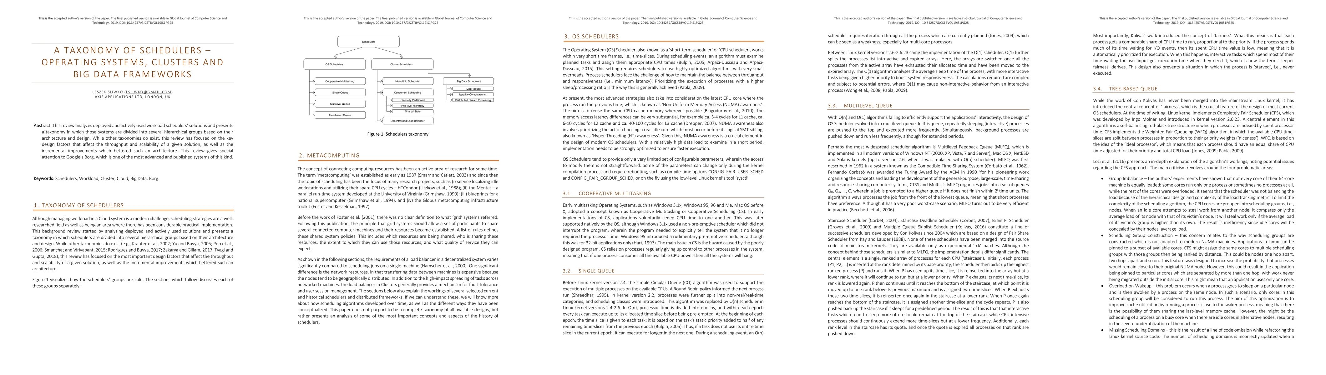 Thumbnail for A Taxonomy of Schedulers -- Operating Systems, Clusters and Big Data Frameworks