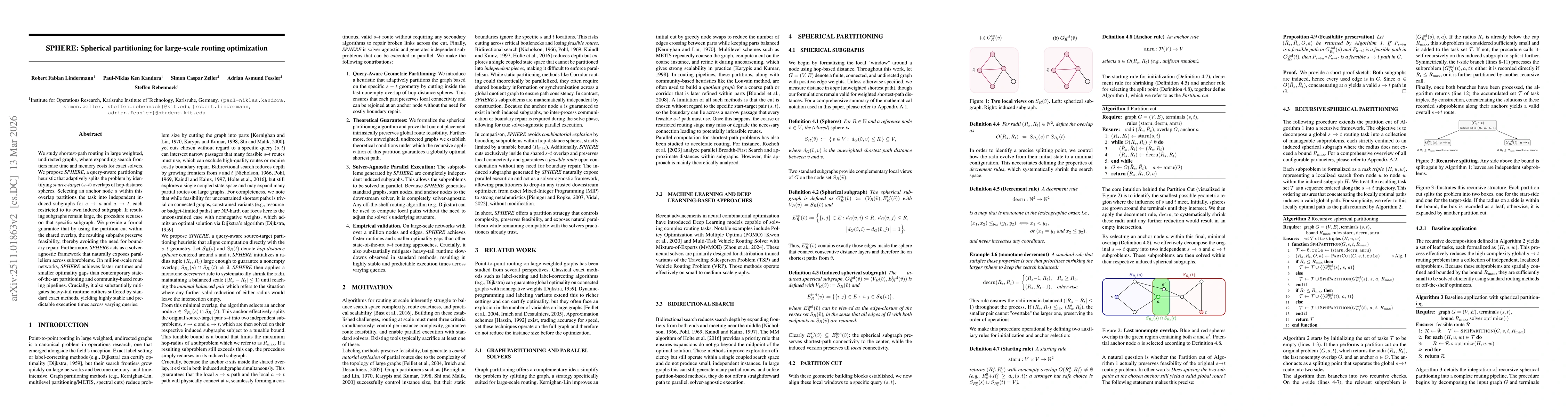 Thumbnail for SPHERE: Spherical partitioning for large-scale routing optimization