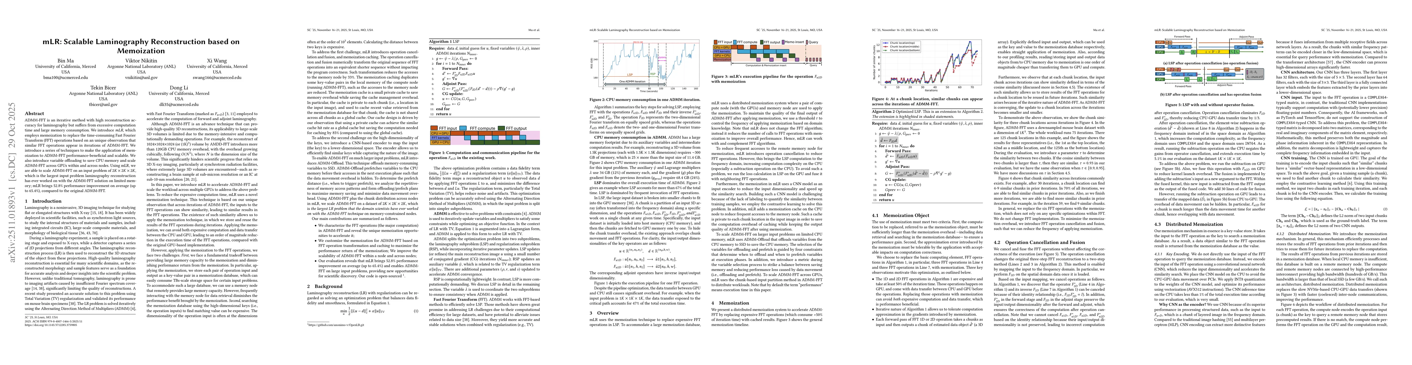 Thumbnail for mLR: Scalable Laminography Reconstruction based on Memoization
