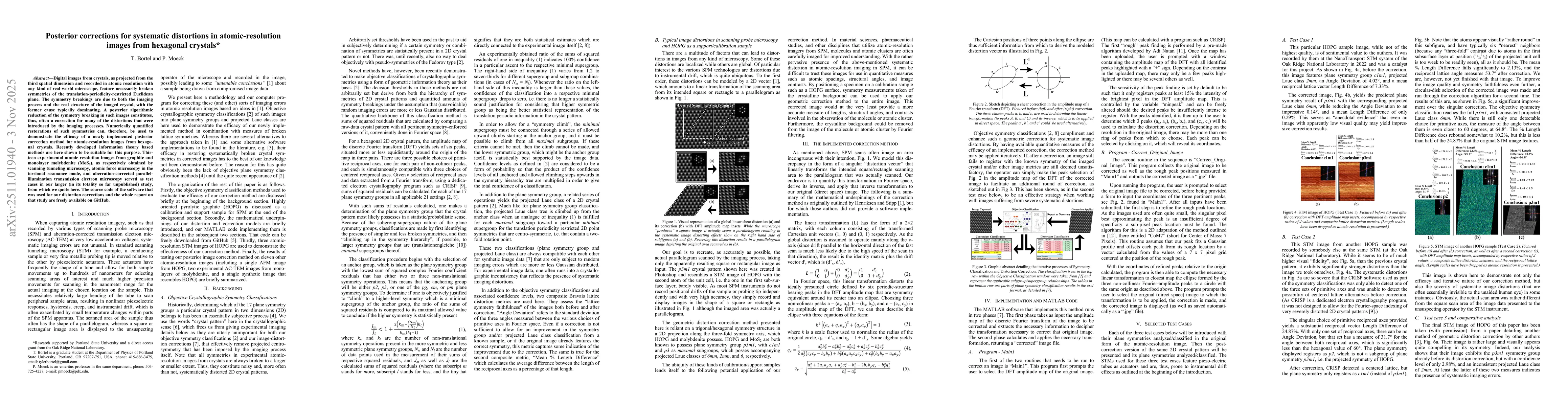 Thumbnail for Posterior corrections for systematic distortions in atomic-resolution images from hexagonal crystals