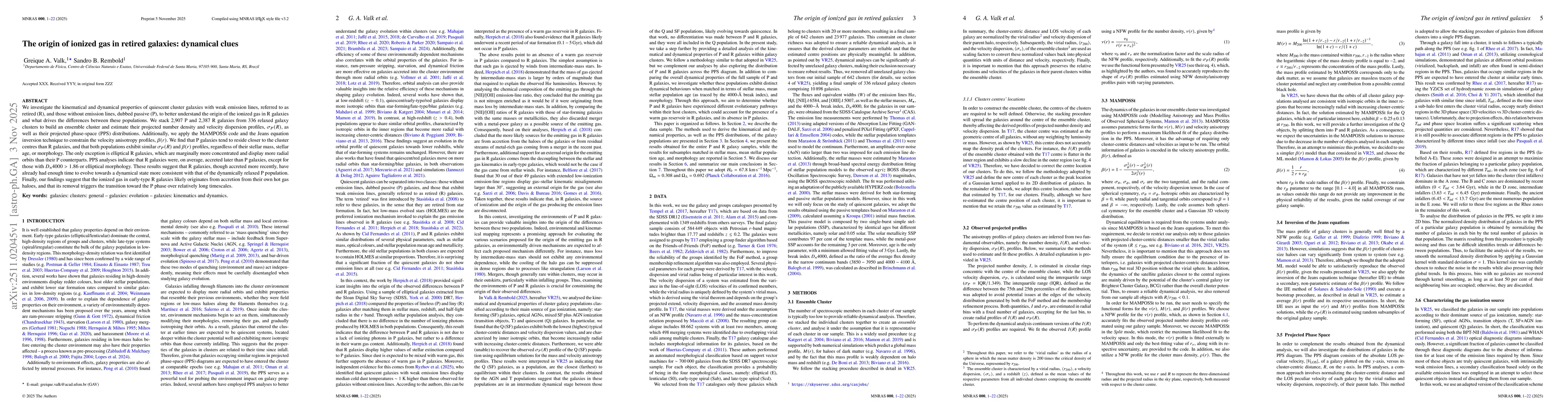 Thumbnail for The origin of ionized gas in retired galaxies: dynamical clues