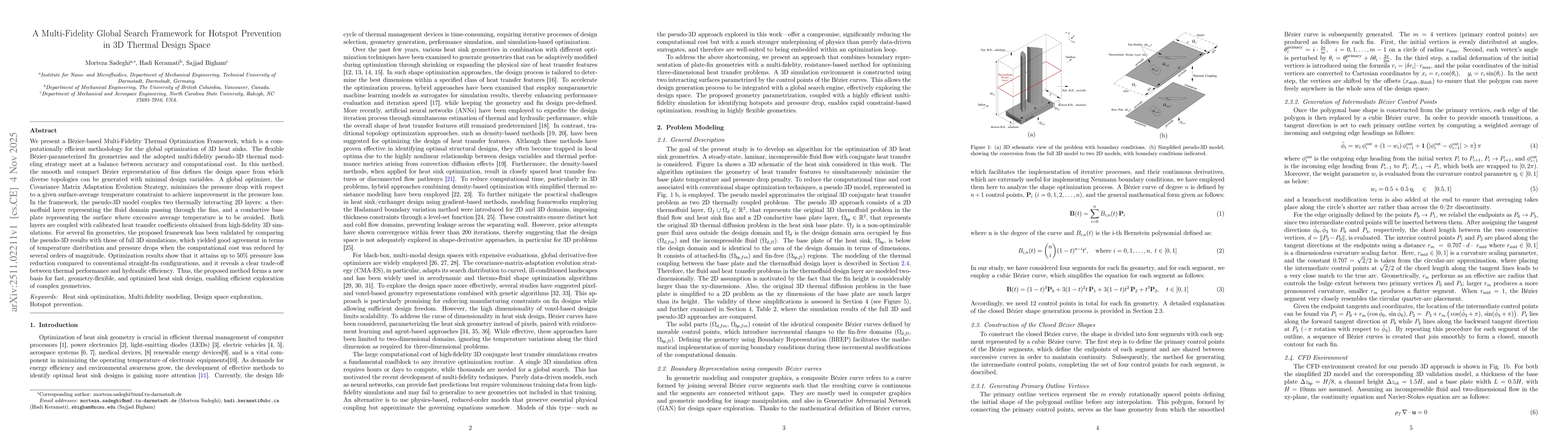 Thumbnail for A Multi-Fidelity Global Search Framework for Hotspot Prevention in 3D Thermal Design Space