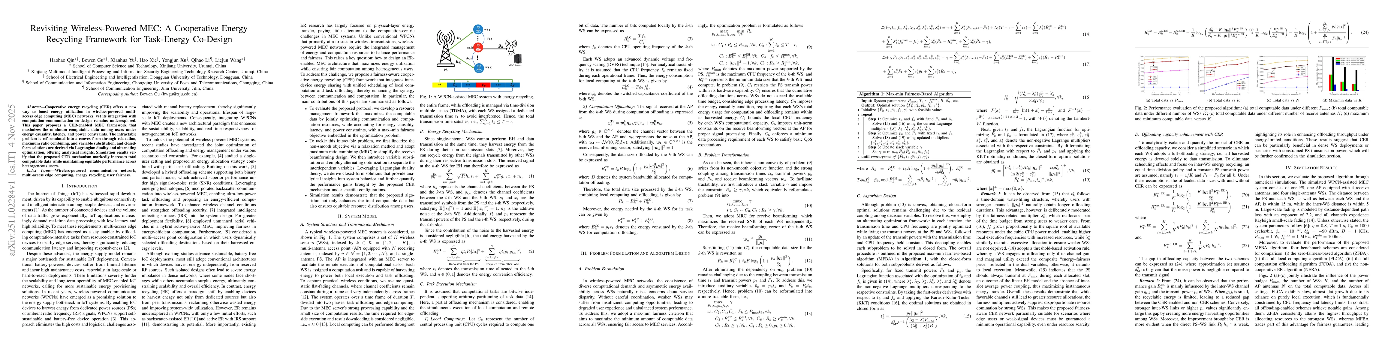 Thumbnail for Revisiting Wireless-Powered MEC: A Cooperative Energy Recycling Framework for Task-Energy Co-Design