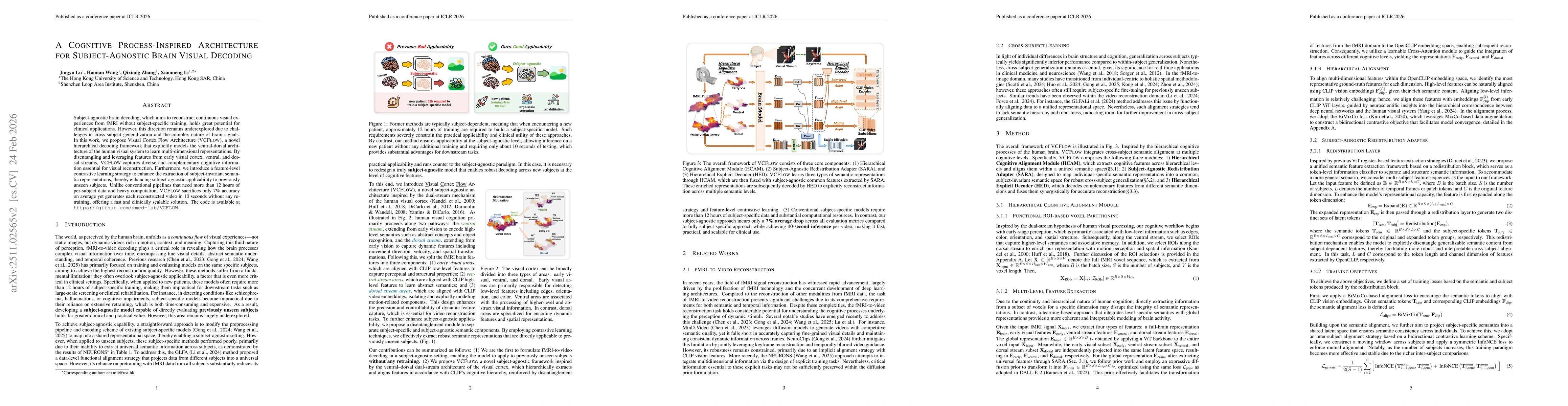 Thumbnail for A Cognitive Process-Inspired Architecture for Subject-Agnostic Brain Visual Decoding