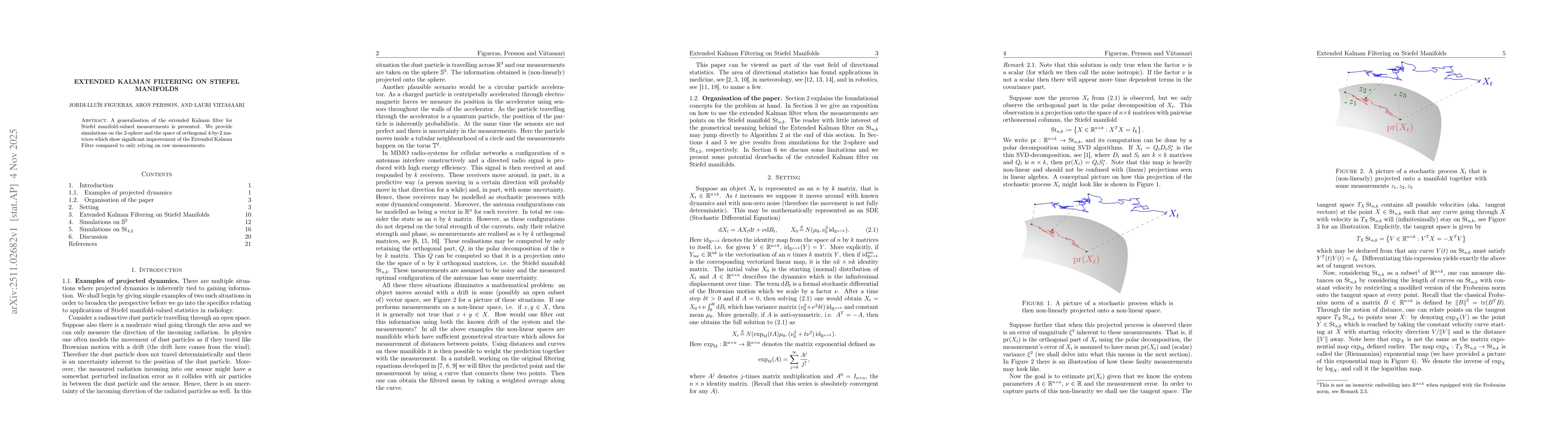 Thumbnail for Extended Kalman Filtering on Stiefel Manifolds