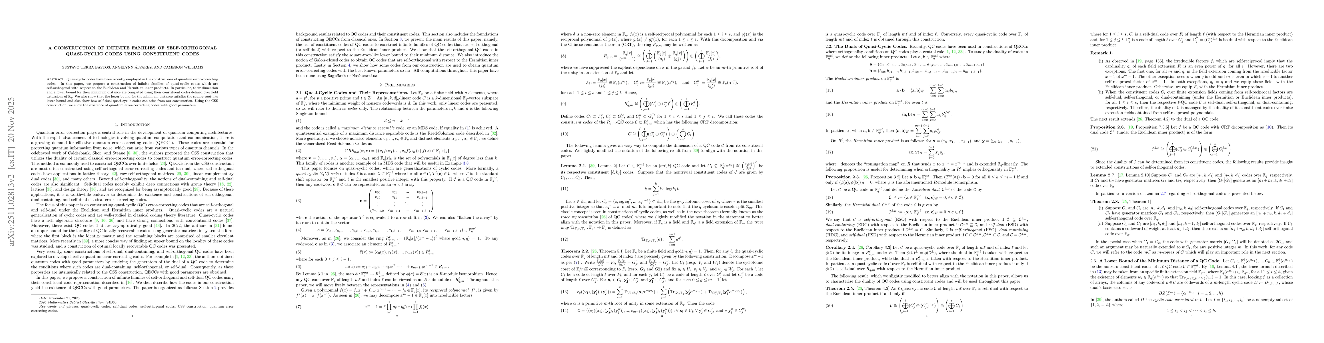 Thumbnail for A Construction of Infinite Families of Self-Orthogonal Quasi-Cyclic Codes Using Constituent Codes.pdf