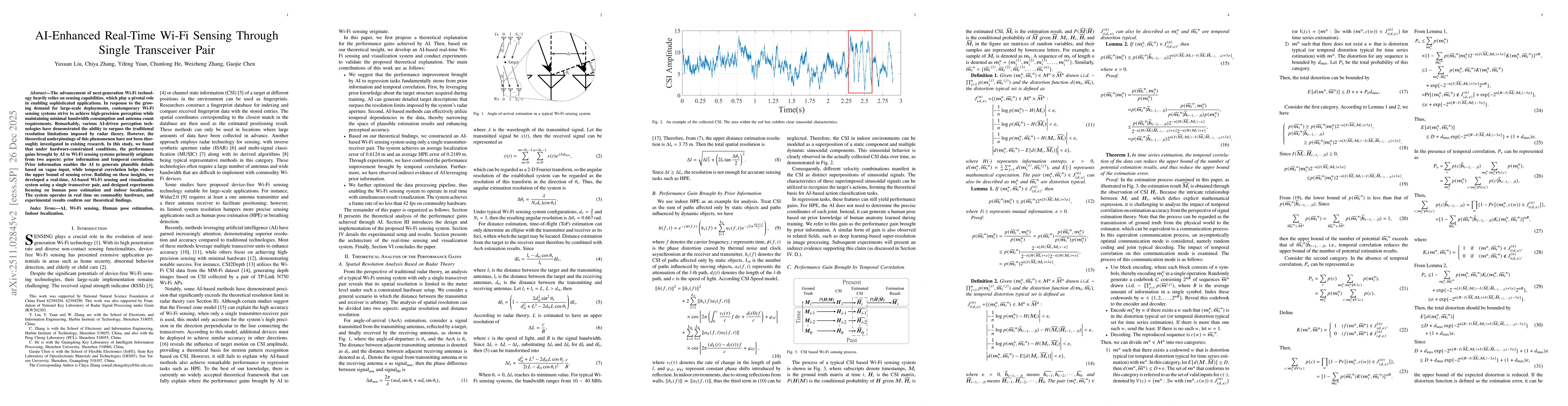 Thumbnail for AI-Enhanced Wi-Fi Sensing Through Single Transceiver Pair