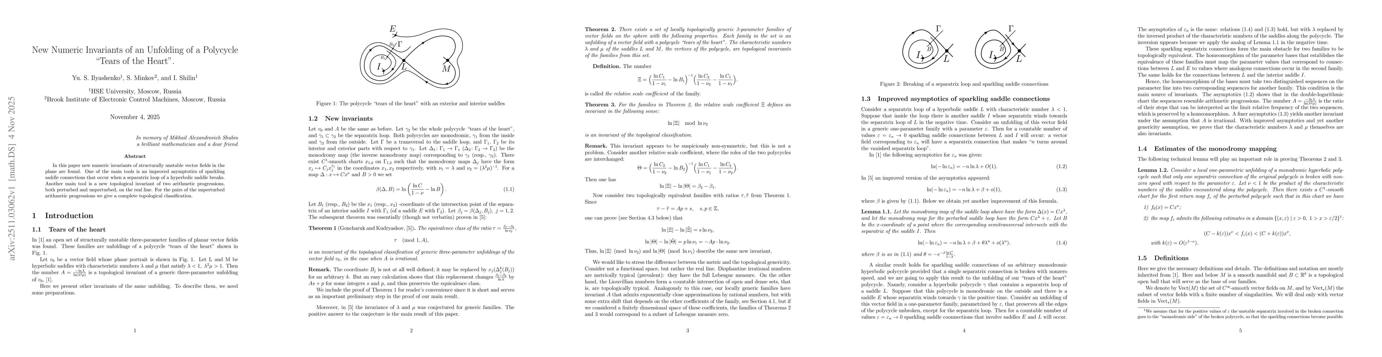 Thumbnail for New Numeric Invariants of an Unfolding of a Polycycle "Tears of the Heart"