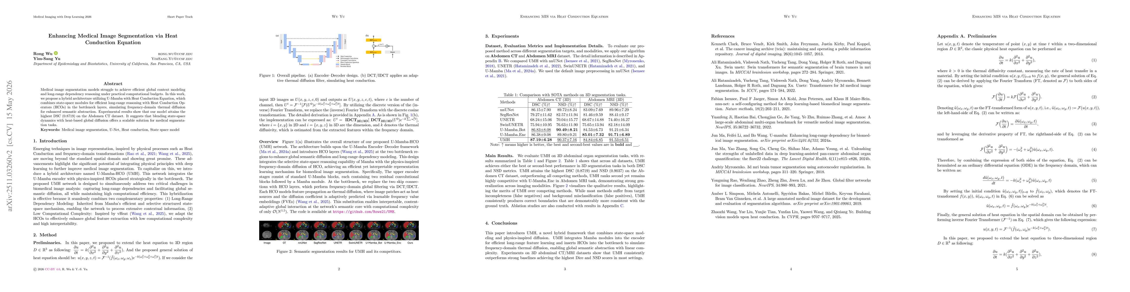 Thumbnail for Enhancing Medical Image Segmentation via Heat Conduction Equation