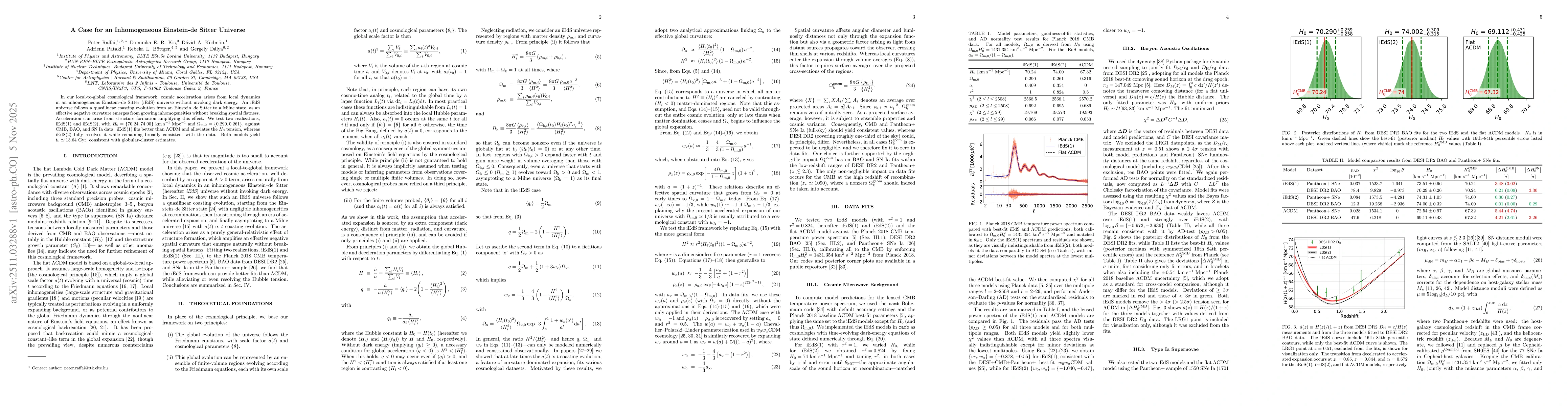 Thumbnail for A Case for an Inhomogeneous Einstein-de Sitter Universe