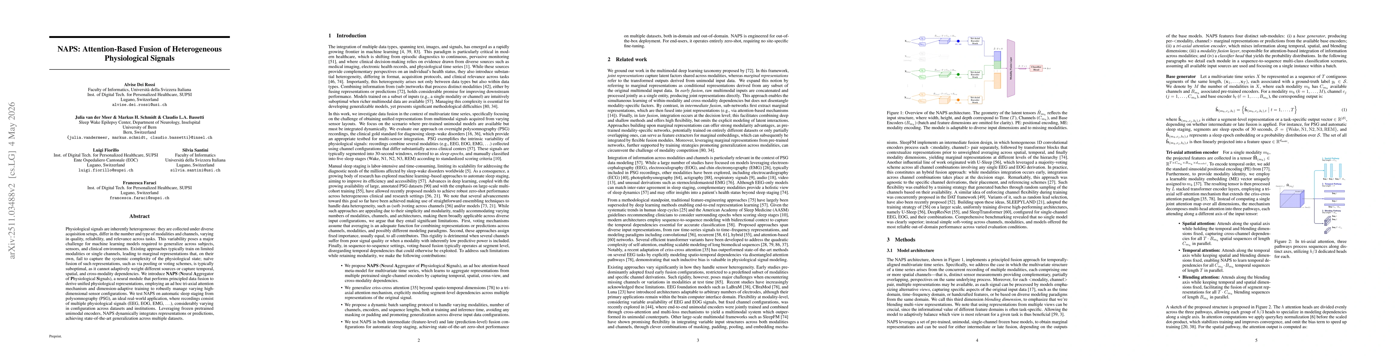 Thumbnail for NAPS: Attention-Based Fusion of Heterogeneous Physiological Signals