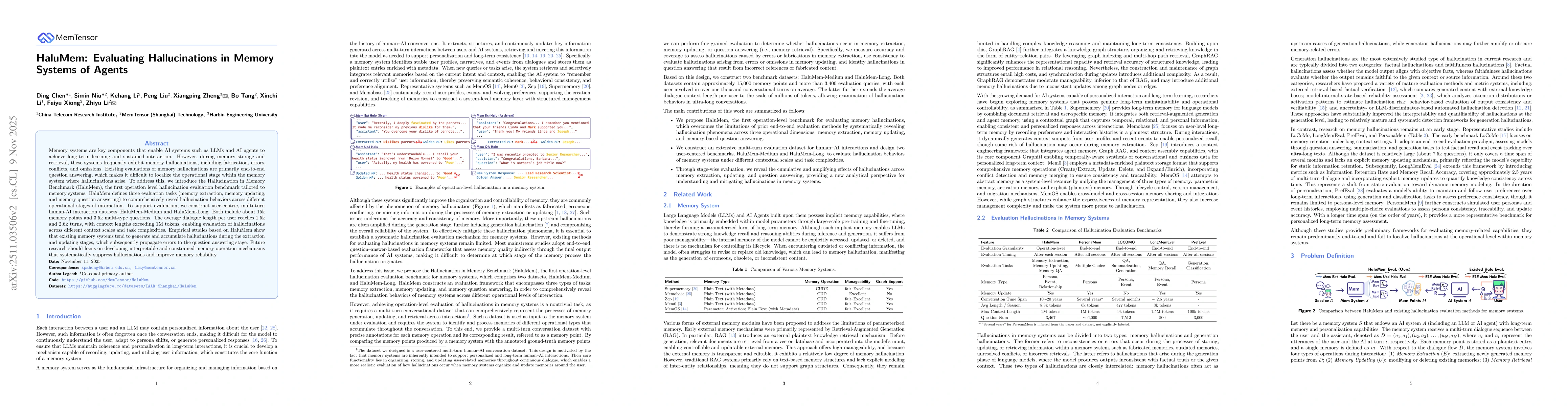 Thumbnail for HaluMem: Evaluating Hallucinations in Memory Systems of Agents