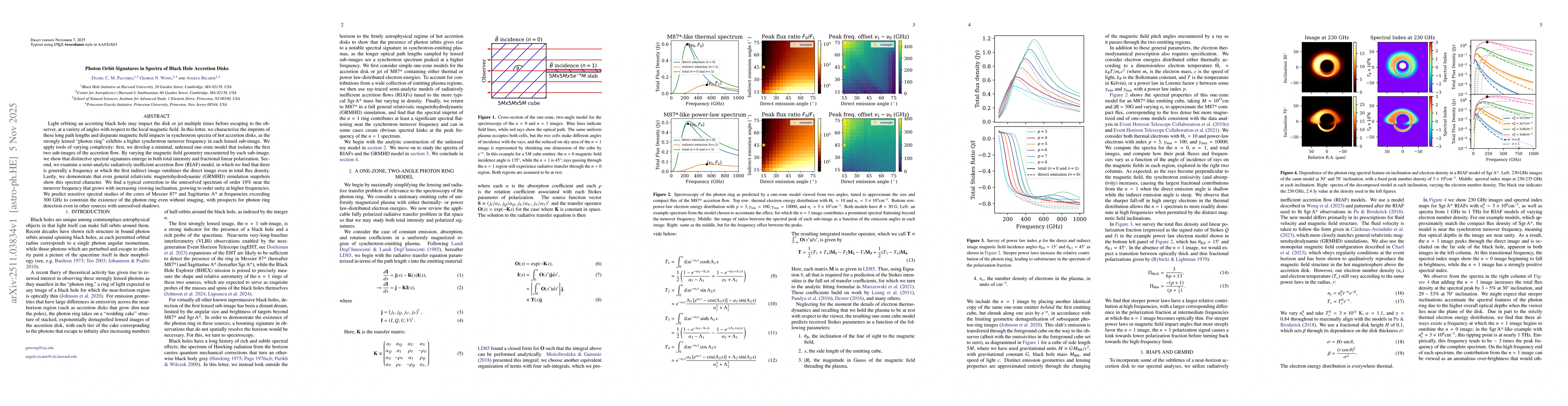 Thumbnail for Photon Orbit Signatures in Spectra of Black Hole Accretion Disks