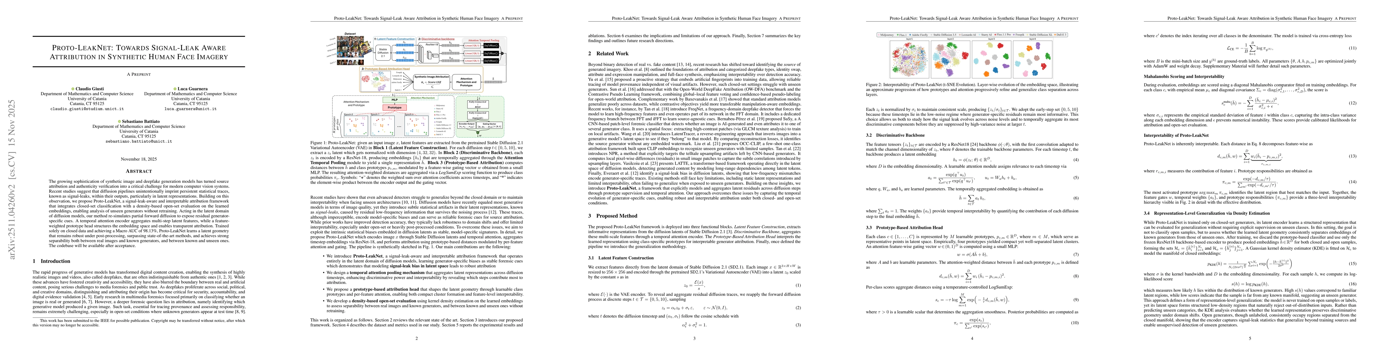 Thumbnail for Proto-LeakNet: Towards Signal-Leak Aware Attribution in Synthetic Human Face Imagery