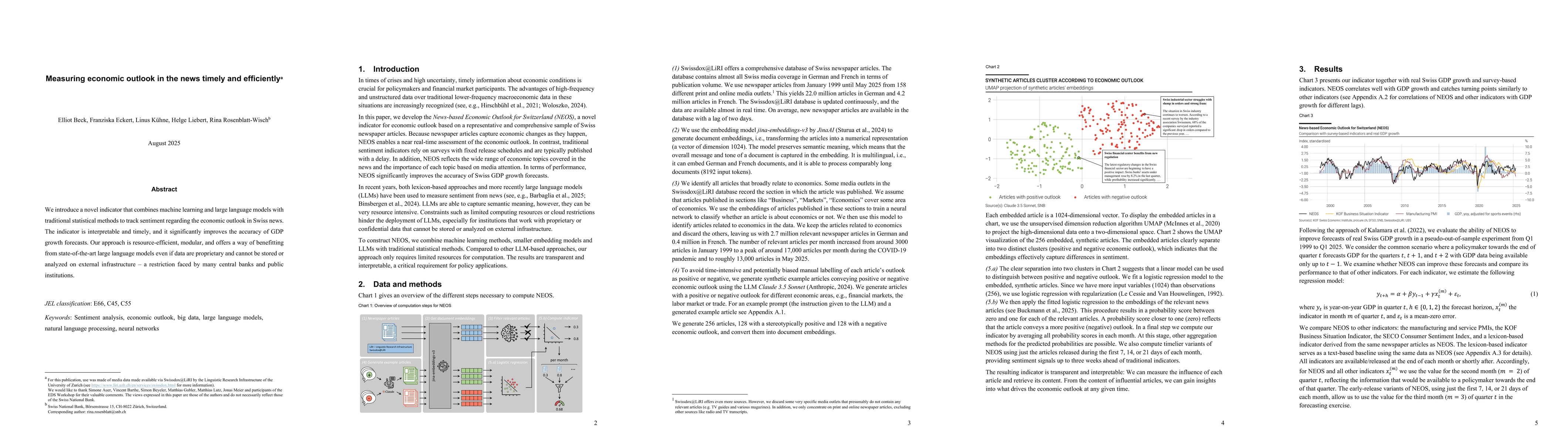 Thumbnail for Measuring economic outlook in the news timely and efficiently