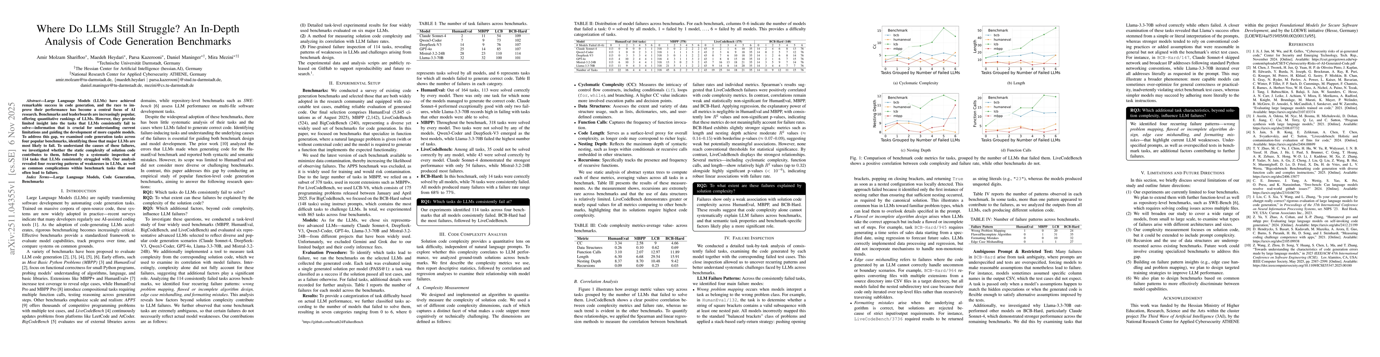 Thumbnail for Where Do LLMs Still Struggle? An In-Depth Analysis of Code Generation Benchmarks