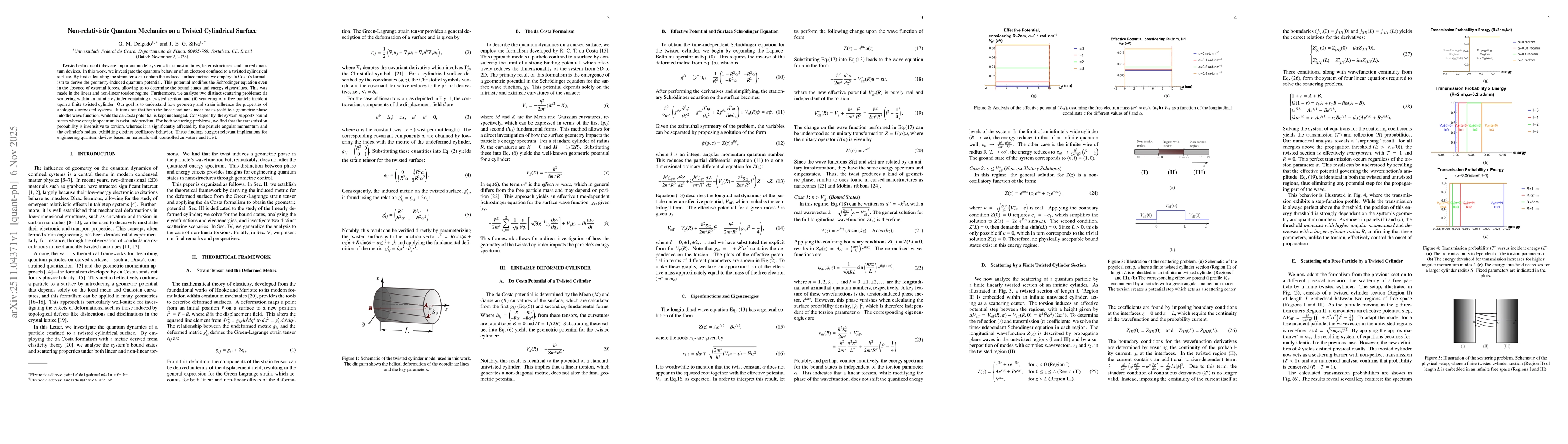 Thumbnail for Non-relativistic Quantum Mechanics on a Twisted Cylindrical Surface