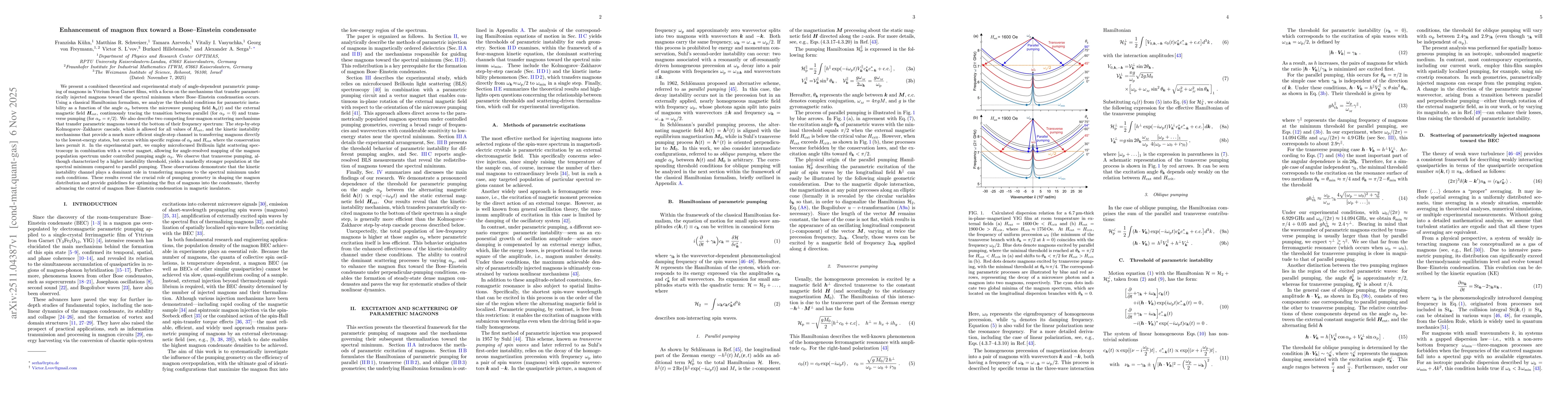 Thumbnail for Enhancement of magnon flux toward a Bose-Einstein condensate
