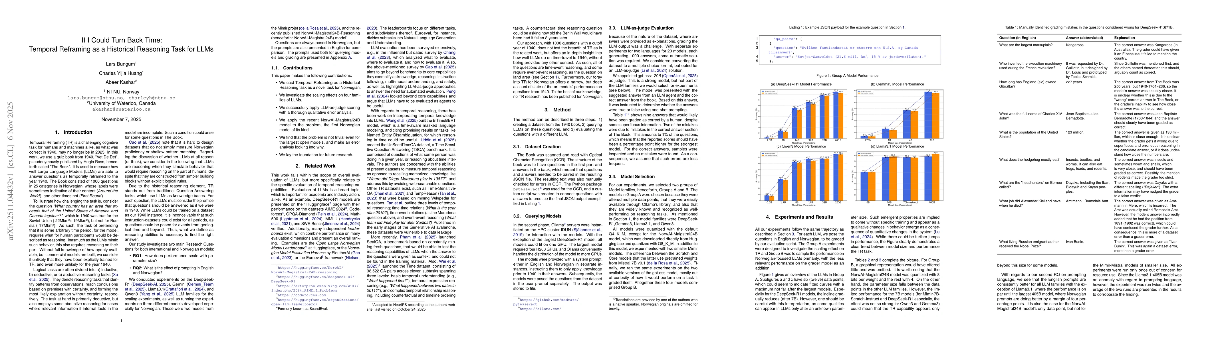 Thumbnail for If I Could Turn Back Time: Temporal Reframing as a Historical Reasoning Task for LLMs