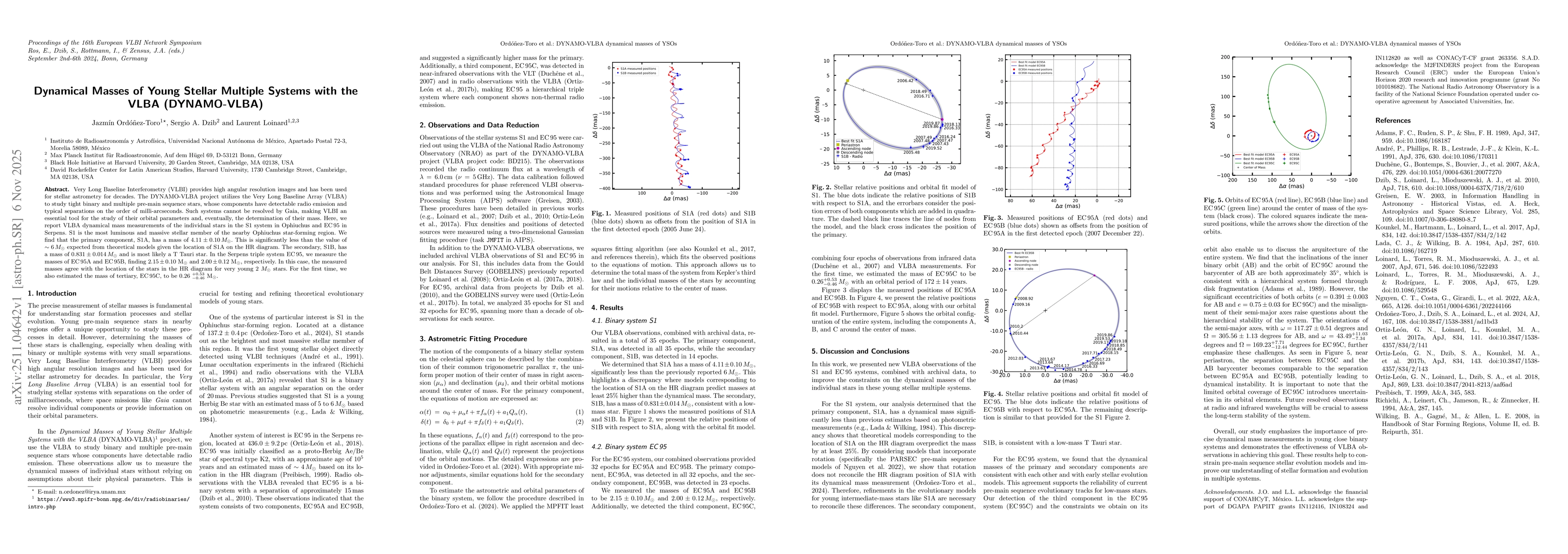 Thumbnail for Dynamical Masses of Young Stellar Multiple Systems with the VLBA (DYNAMO-VLBA)