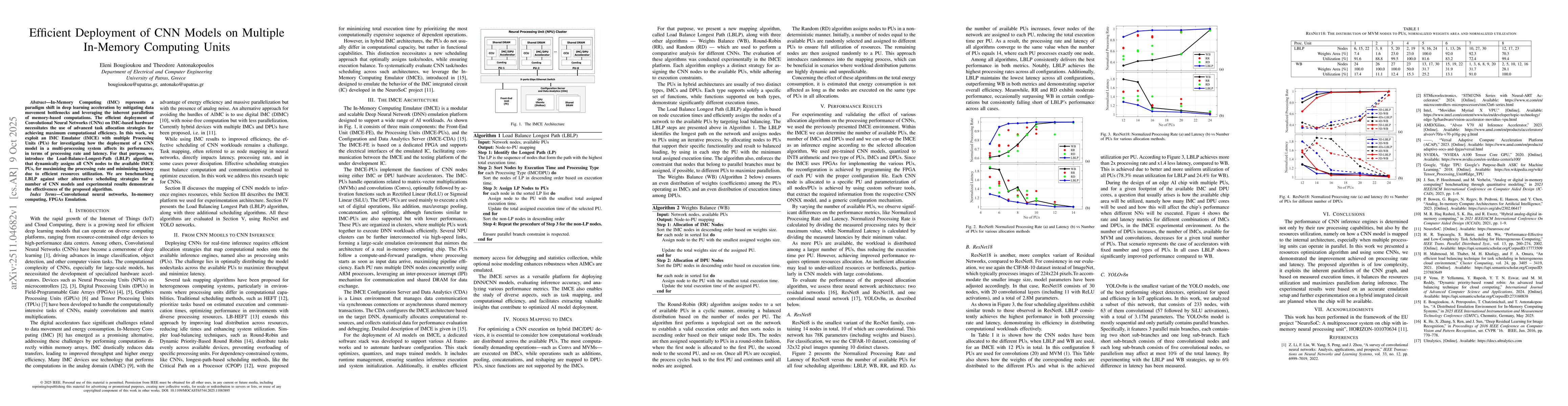 Thumbnail for Efficient Deployment of CNN Models on Multiple In-Memory Computing Units