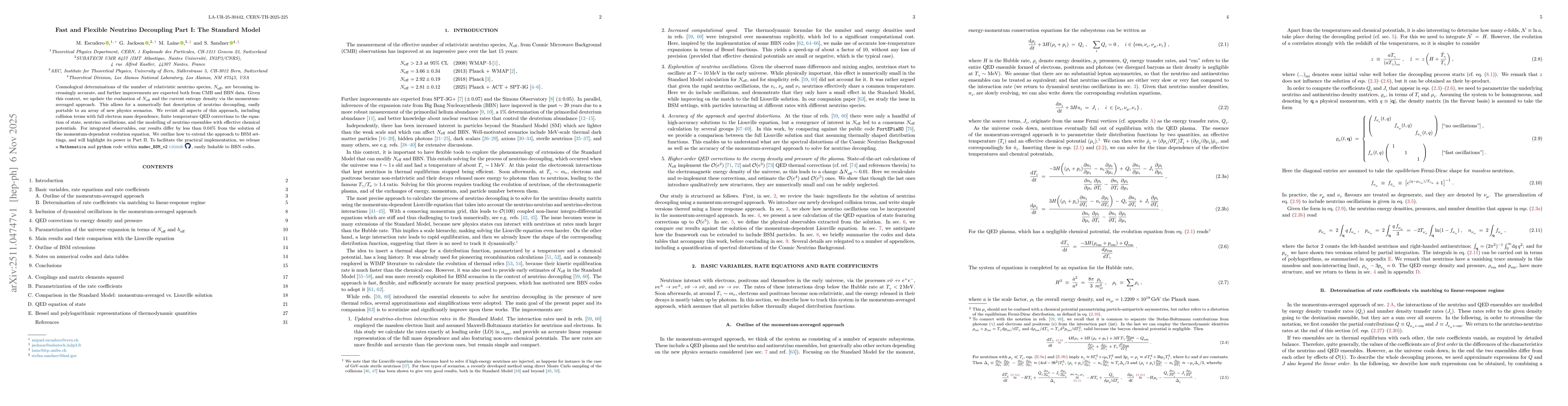Thumbnail for Fast and Flexible Neutrino Decoupling Part I: The Standard Model