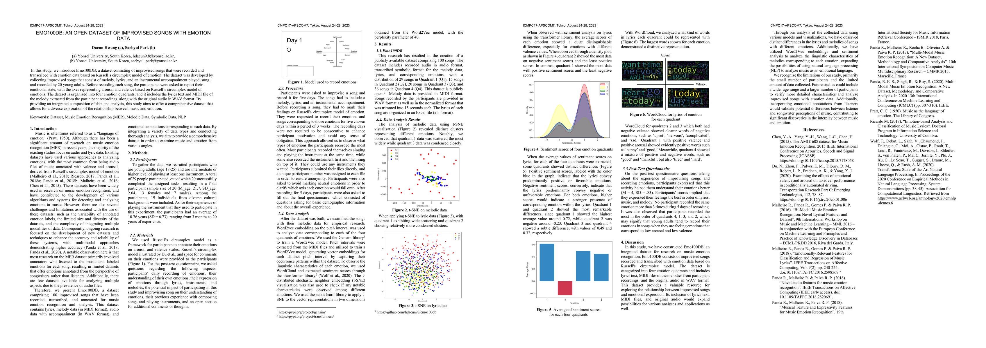 Thumbnail for EMO100DB: An Open Dataset of Improvised Songs with Emotion Data
