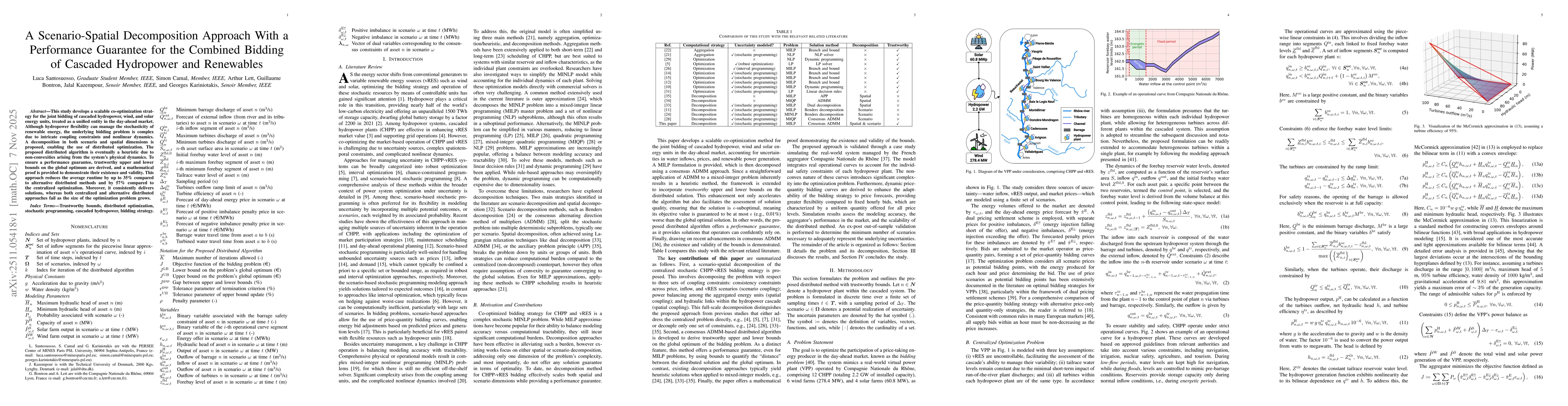 Thumbnail for A Scenario-Spatial Decomposition Approach With a Performance Guarantee for the Combined Bidding of Cascaded Hydropower and Renewables