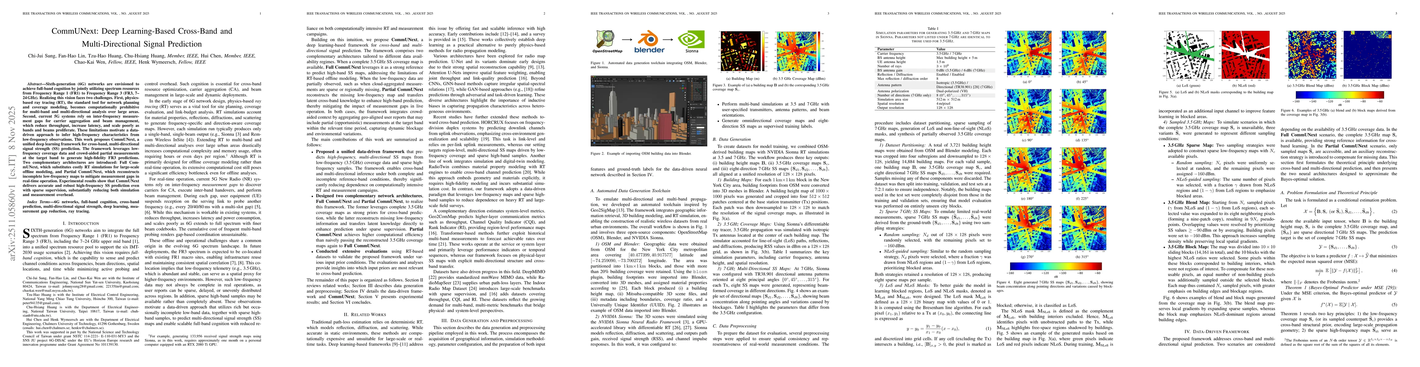Thumbnail for CommUNext: Deep Learning-Based Cross-Band and Multi-Directional Signal Prediction