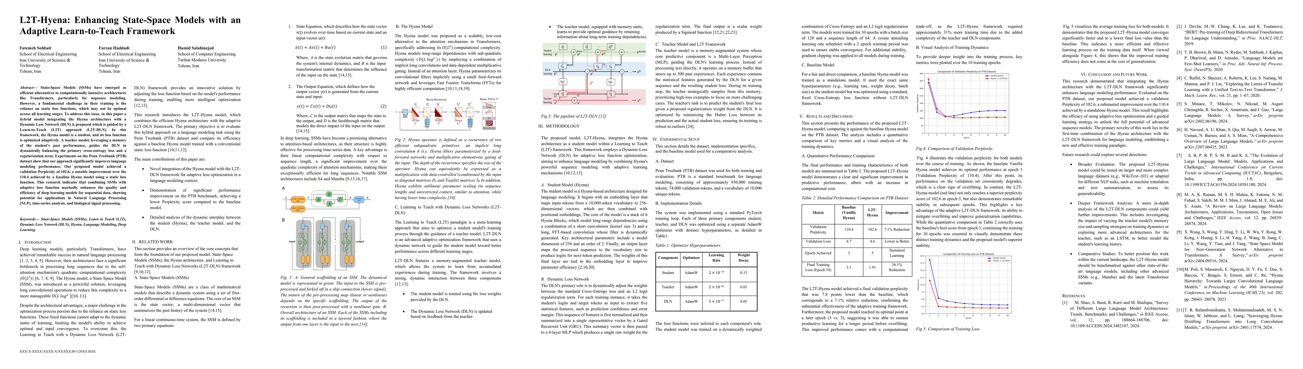Thumbnail for L2T-Hyena: Enhancing State-Space Models with an Adaptive Learn-to-Teach Framework