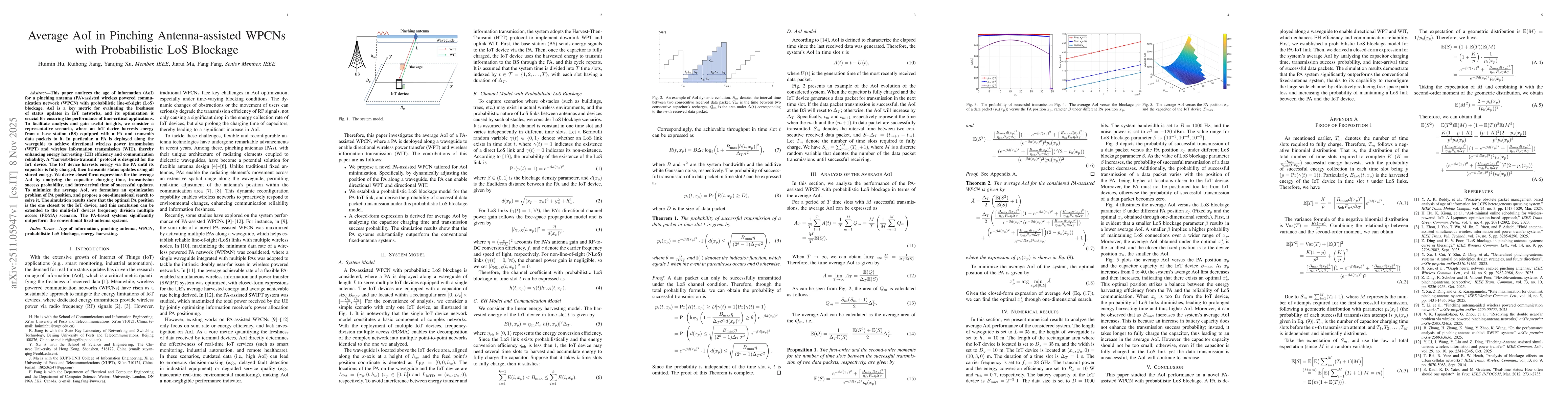 Thumbnail for Average AoI in Pinching Antenna-assisted WPCNs with Probabilistic LoS Blockage