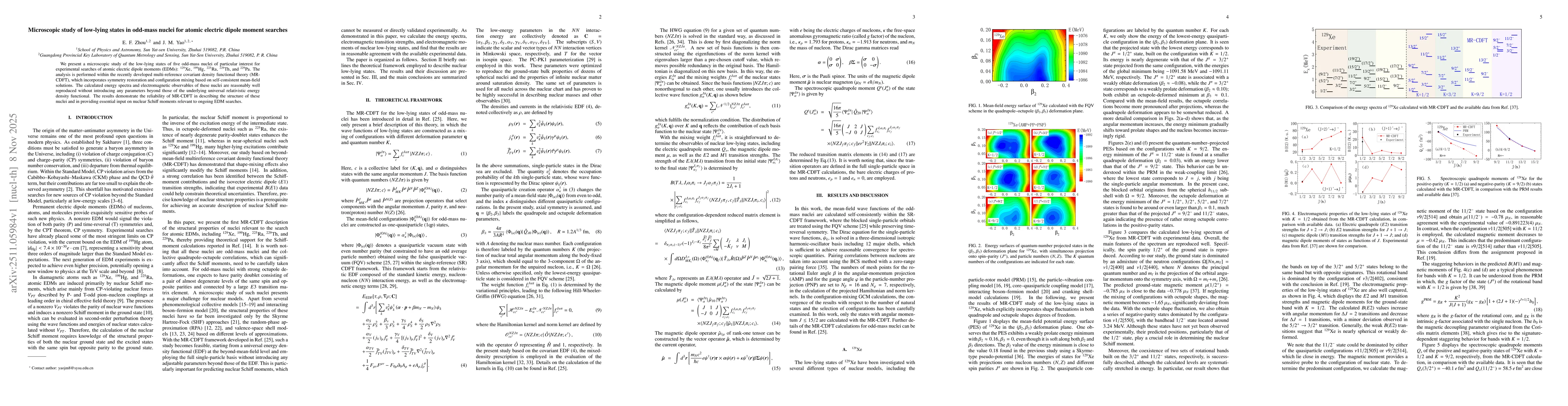 Thumbnail for Microscopic study of low-lying states in odd-mass nuclei for atomic electric dipole moment searches