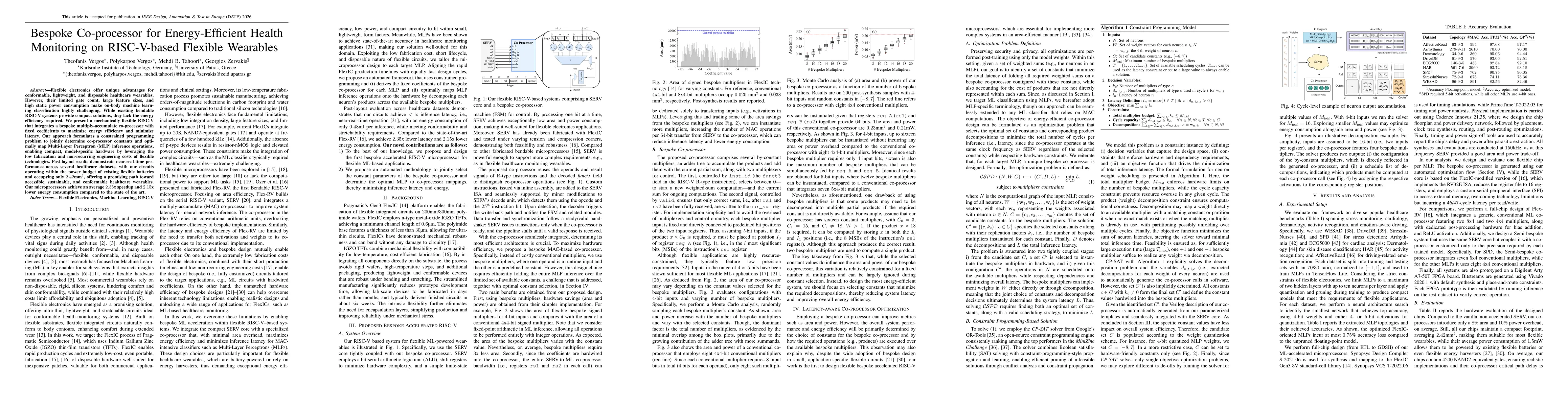 Thumbnail for Bespoke Co-processor for Energy-Efficient Health Monitoring on RISC-V-based Flexible Wearables