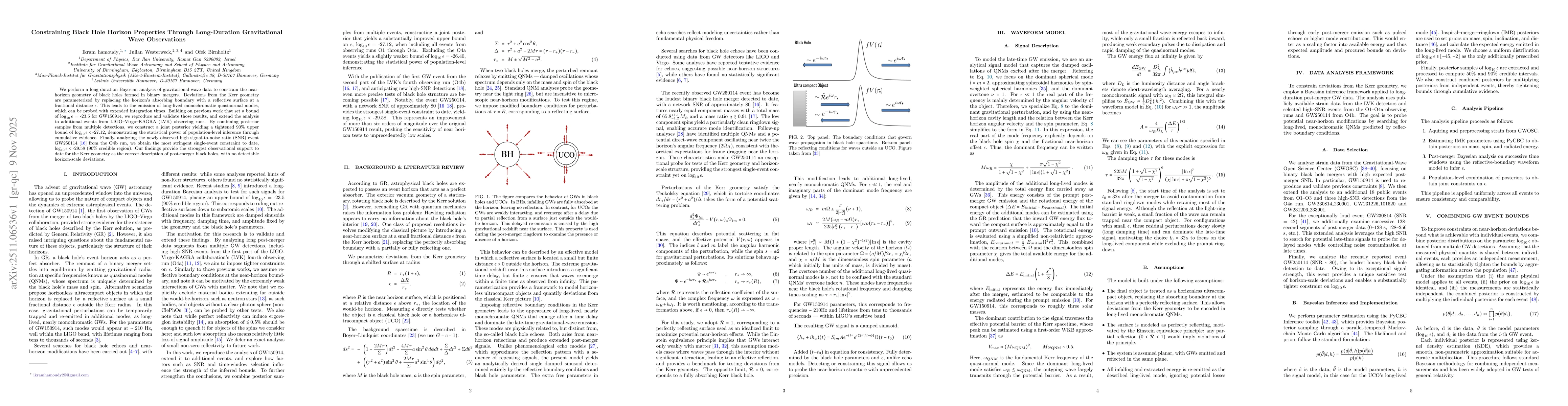 Thumbnail for Constraining Black Hole Horizon Properties Through Long-Duration Gravitational Wave Observations