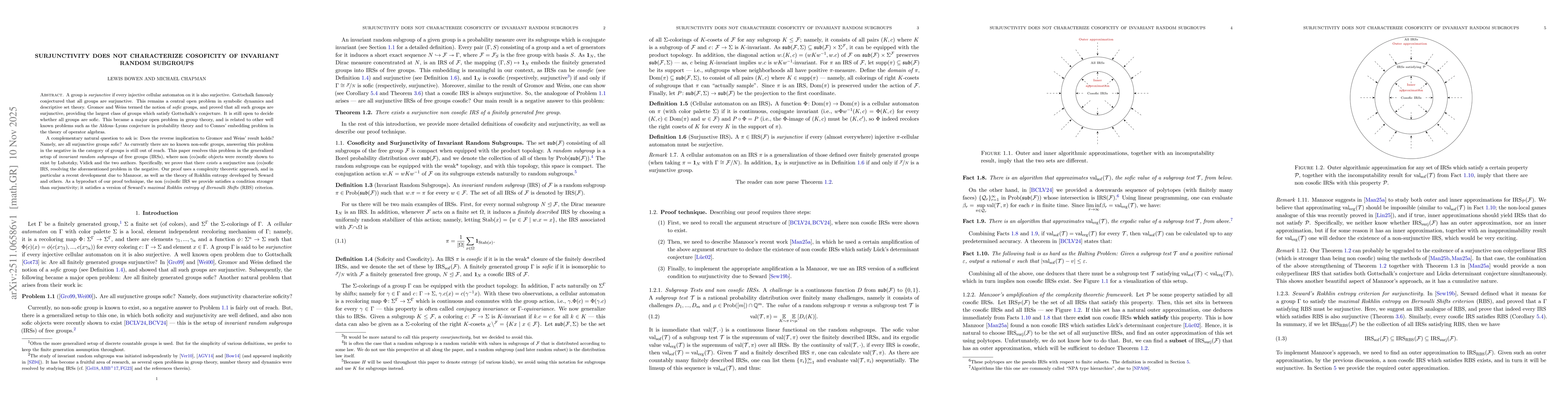 Thumbnail for Surjunctivity does not characterize cosoficity of invariant random subgroups