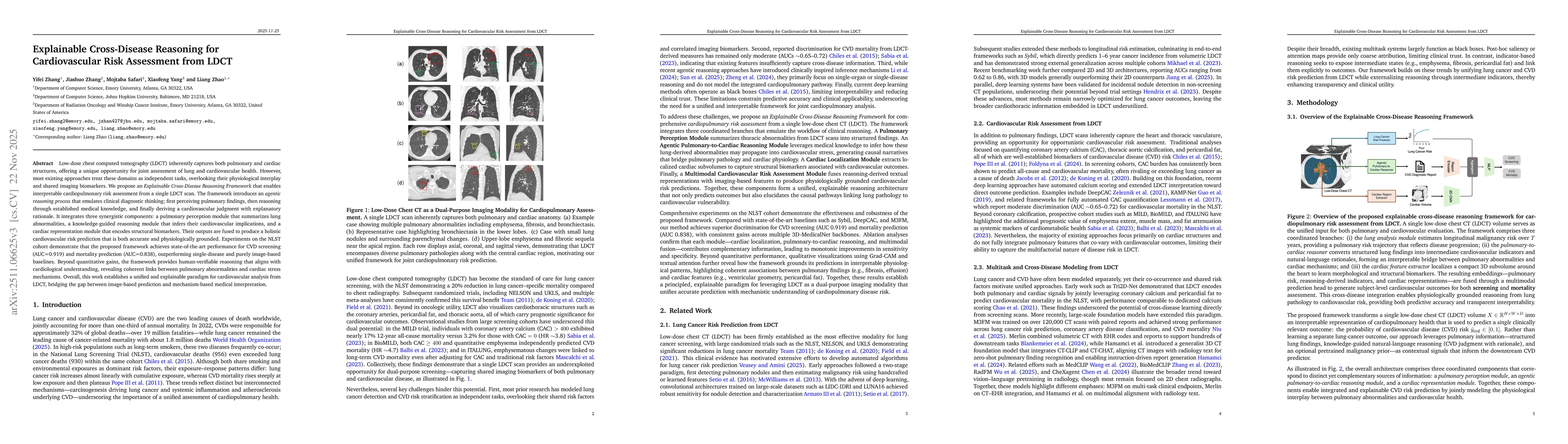 Thumbnail for Explainable Cross-Disease Reasoning for Cardiovascular Risk Assessment from LDCT