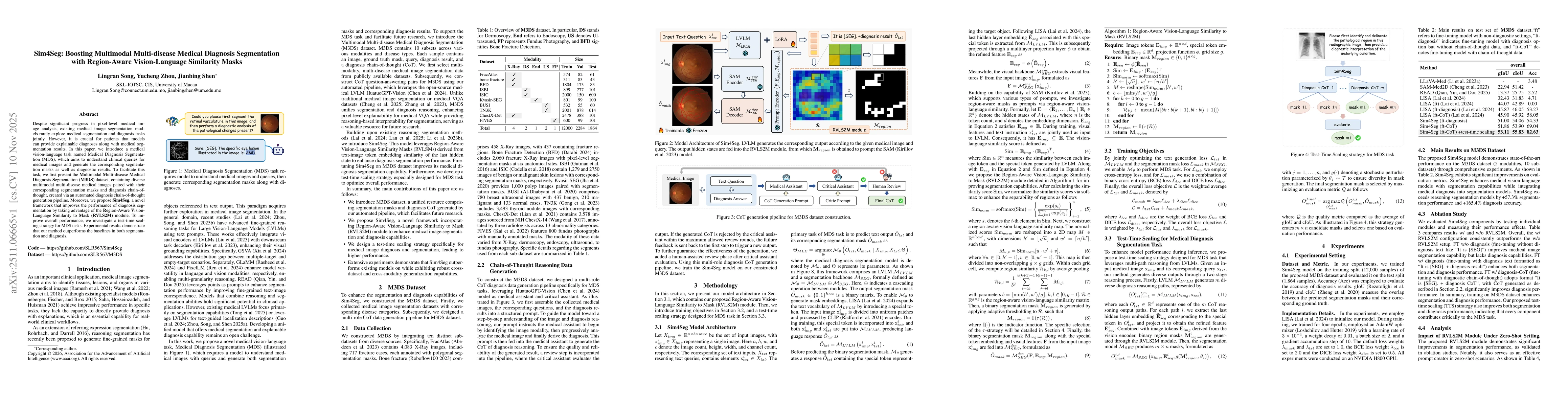 Thumbnail for Sim4Seg: Boosting Multimodal Multi-disease Medical Diagnosis Segmentation with Region-Aware Vision-Language Similarity Masks