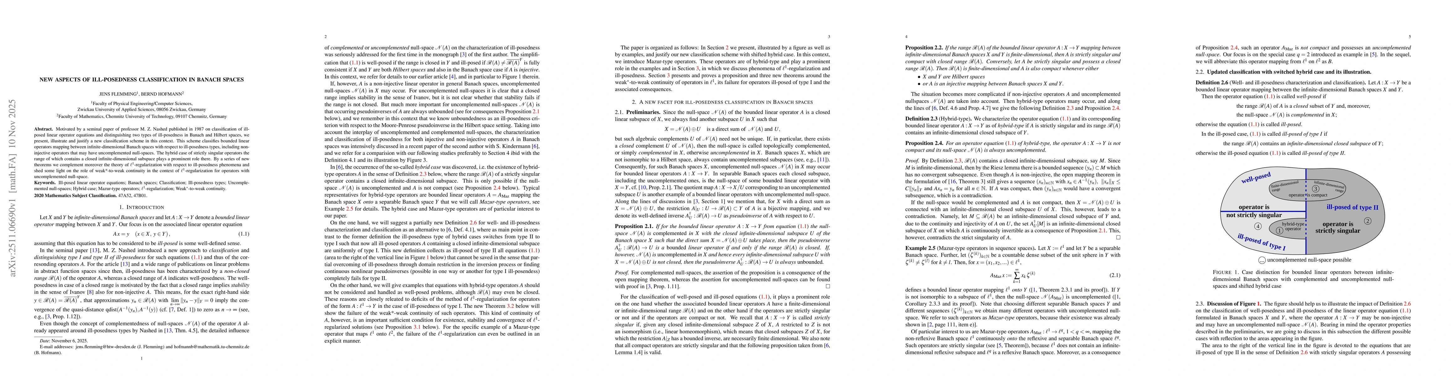 Thumbnail for New aspects of ill-posedness classification in Banach spaces
