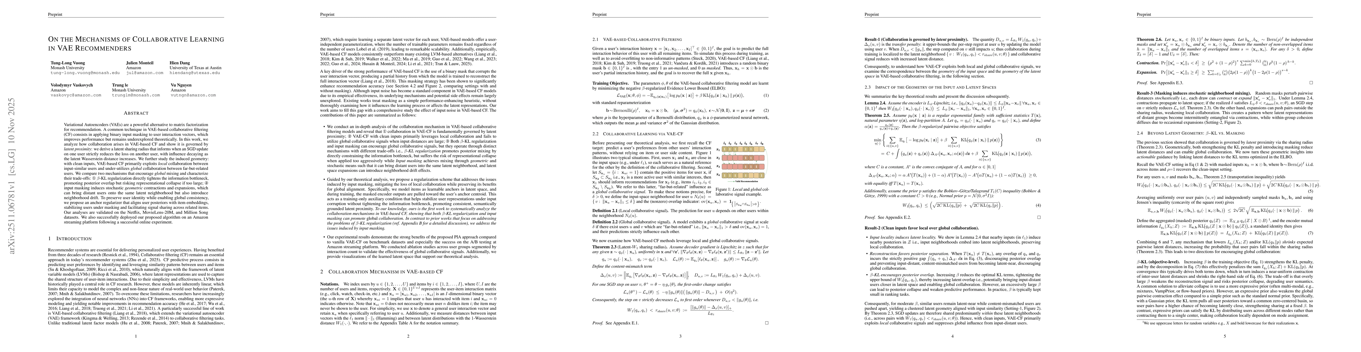 Thumbnail for On the Mechanisms of Collaborative Learning in VAE Recommenders