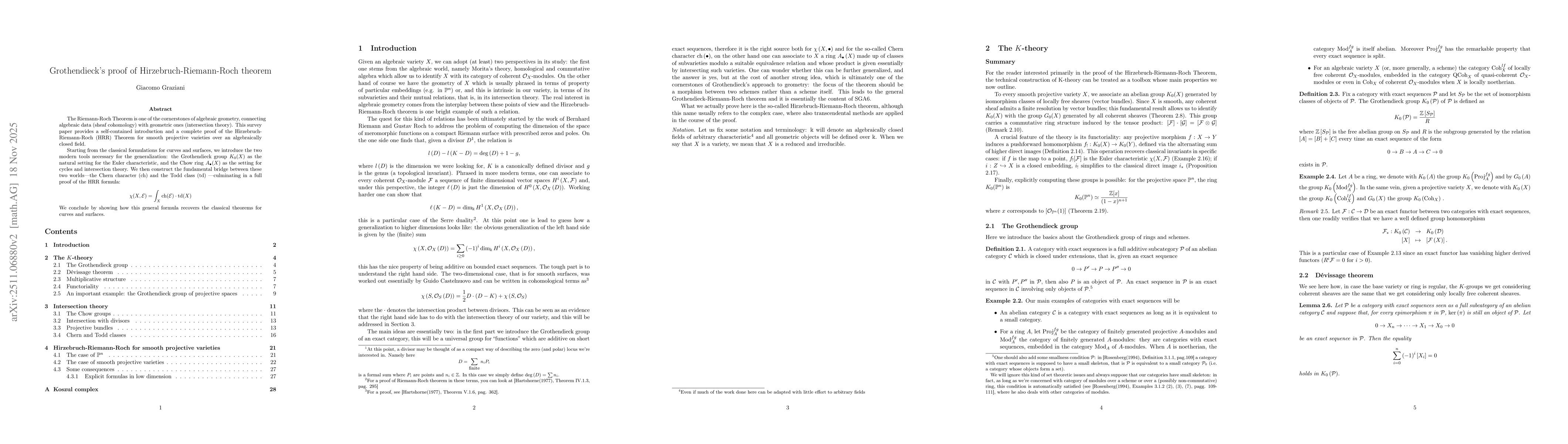 Thumbnail for Grothendieck's proof of Hirzebruch-Riemann-Roch theorem