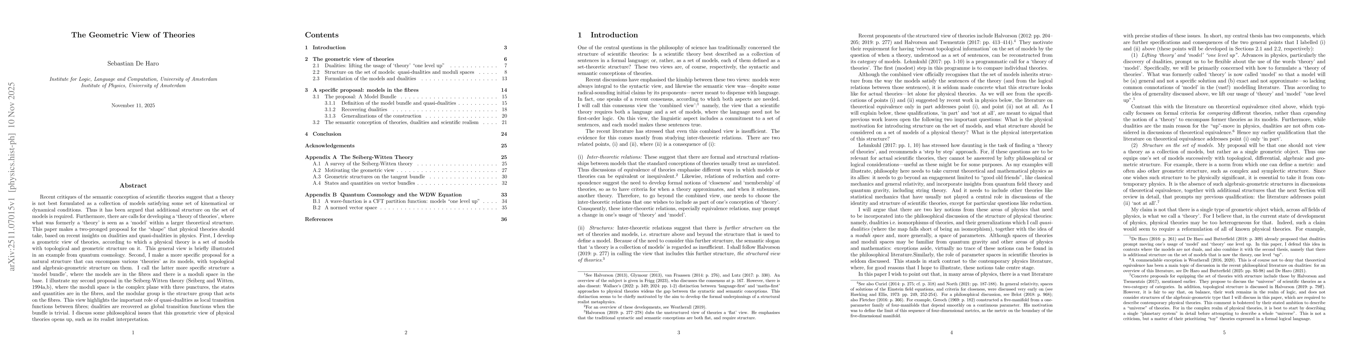 Thumbnail for The Geometric View of Theories
