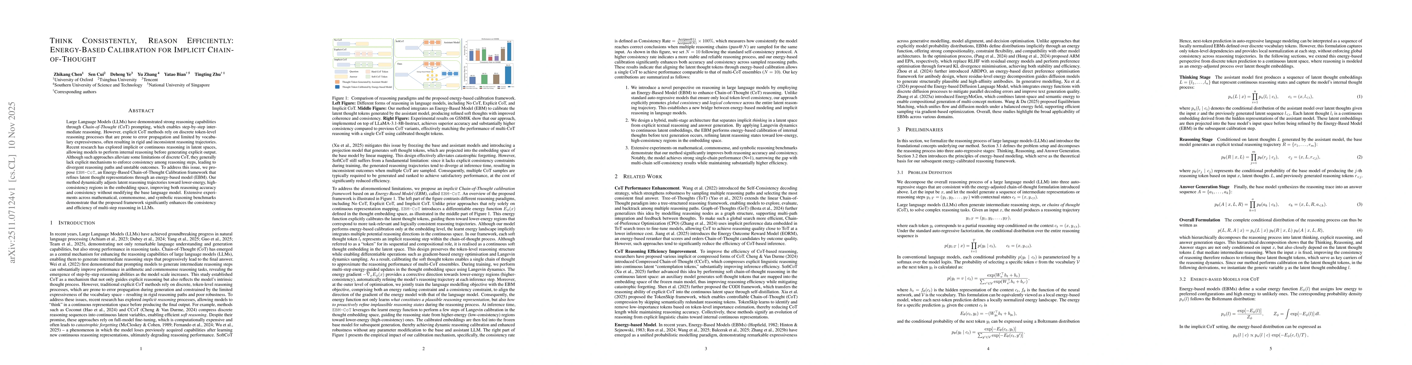 Thumbnail for Think Consistently, Reason Efficiently: Energy-Based Calibration for Implicit Chain-of-Thought