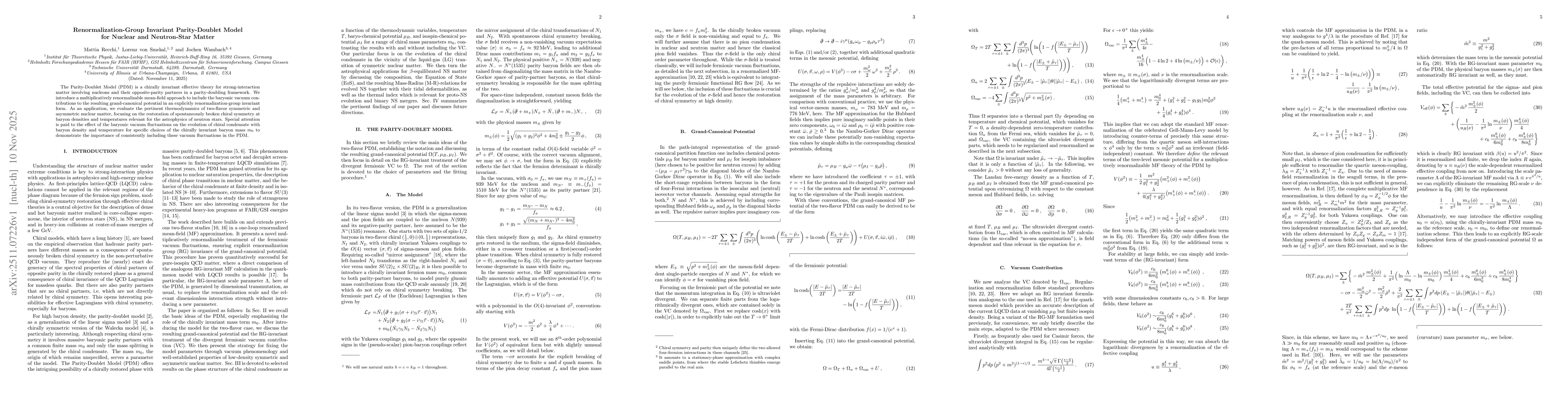 Thumbnail for Renormalization-Group Invariant Parity-Doublet Model for Nuclear and Neutron-Star Matter