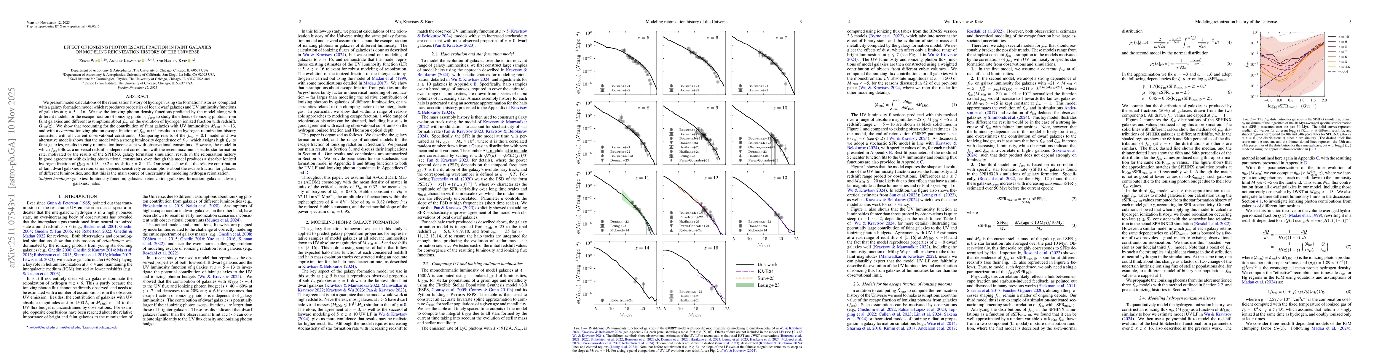 Thumbnail for Effect of ionizing photon escape fraction in faint galaxies on modeling reionization history of the universe