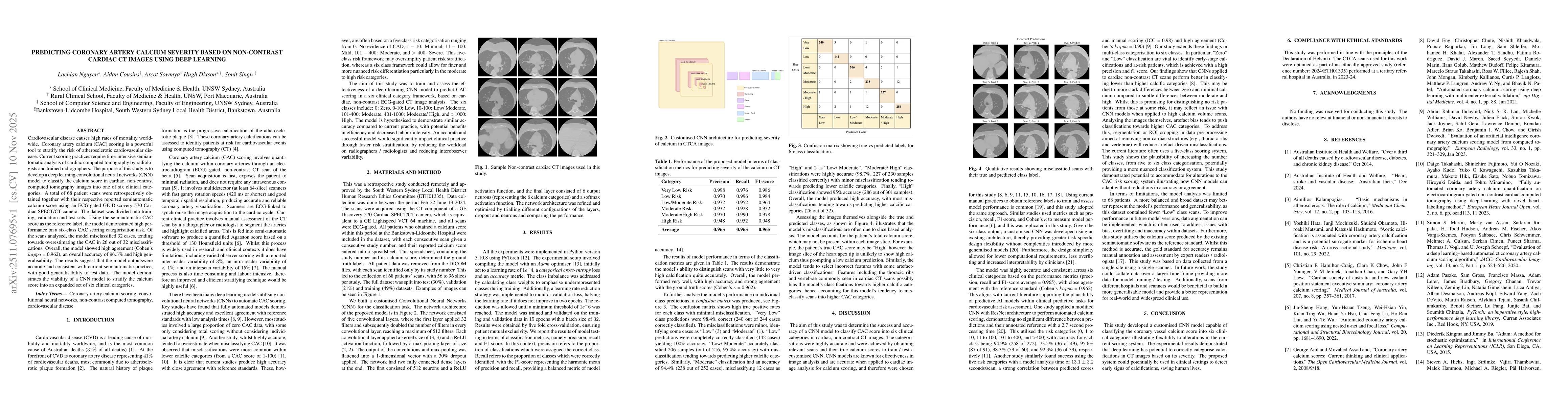 Thumbnail for Predicting Coronary Artery Calcium Severity based on Non-Contrast Cardiac CT images using Deep Learning