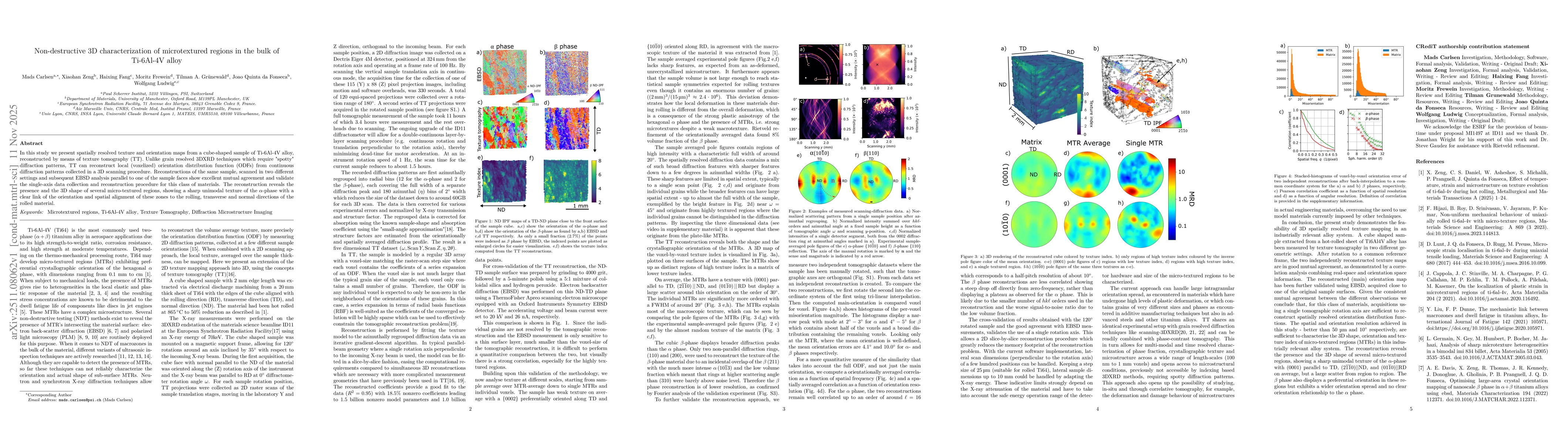 Thumbnail for Non-destructive 3D characterization of microtextured regions in the bulk of Ti-6Al-4V alloy
