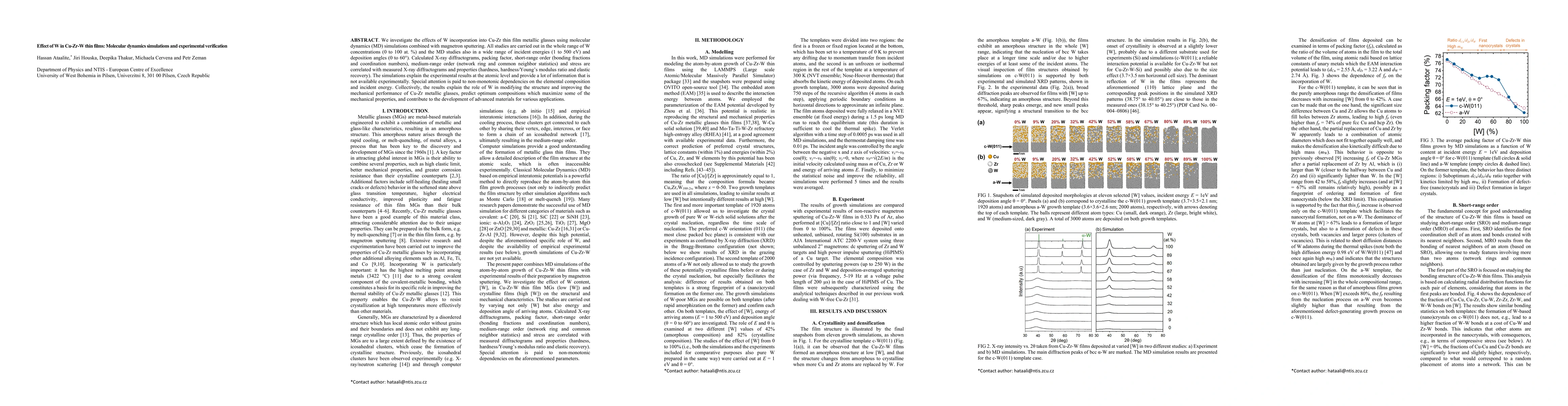 Thumbnail for Effect of W in Cu-Zr-W thin films: Molecular dynamics simulations and experimental verification