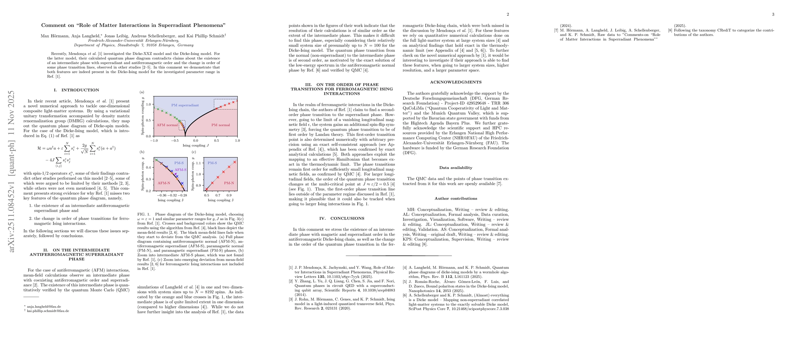 Thumbnail for Comment on "Role of Matter Interactions in Superradiant Phenomena"