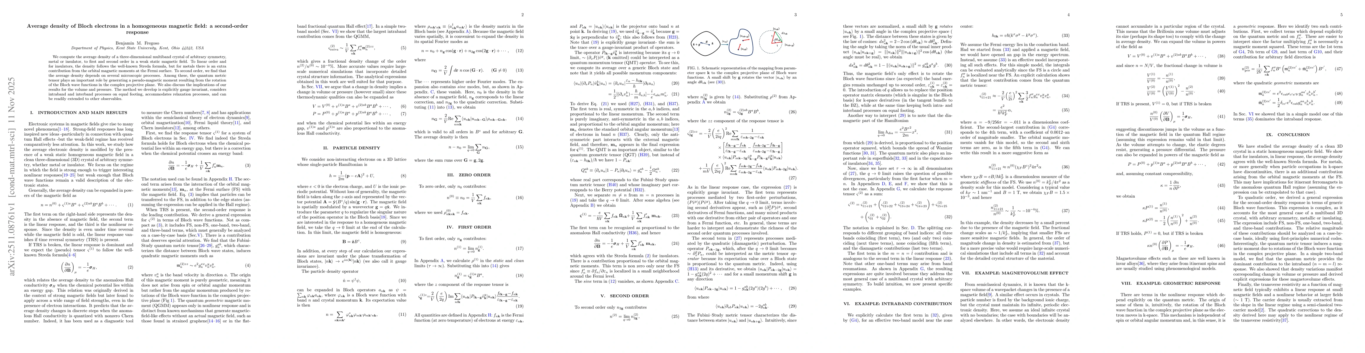Thumbnail for Average density of Bloch electrons in a homogeneous magnetic field: a second-order response