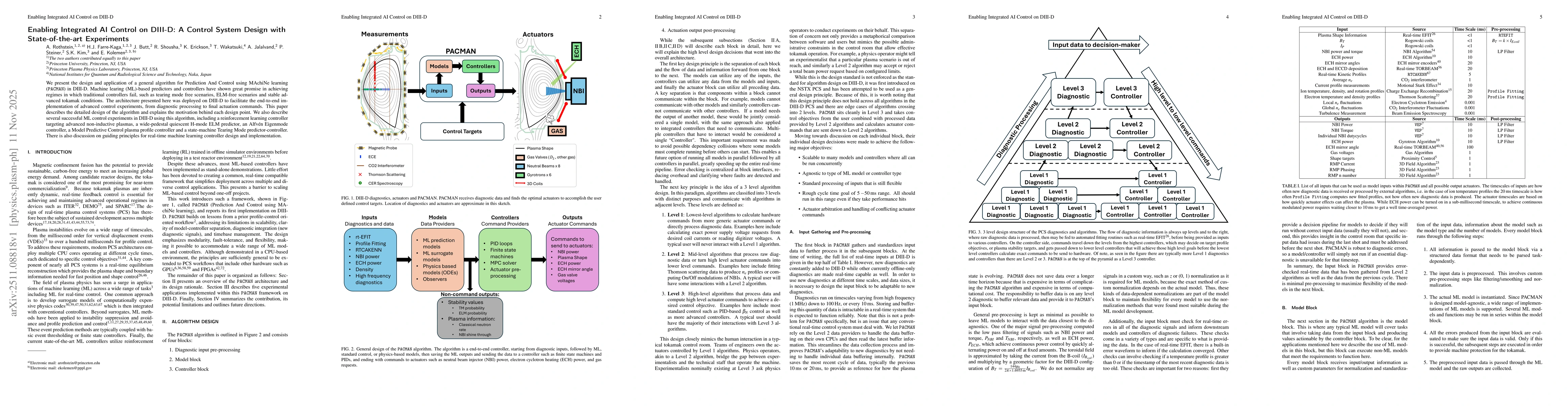 Thumbnail for Enabling Integrated AI Control on DIII-D: A Control System Design with State-of-the-art Experiments
